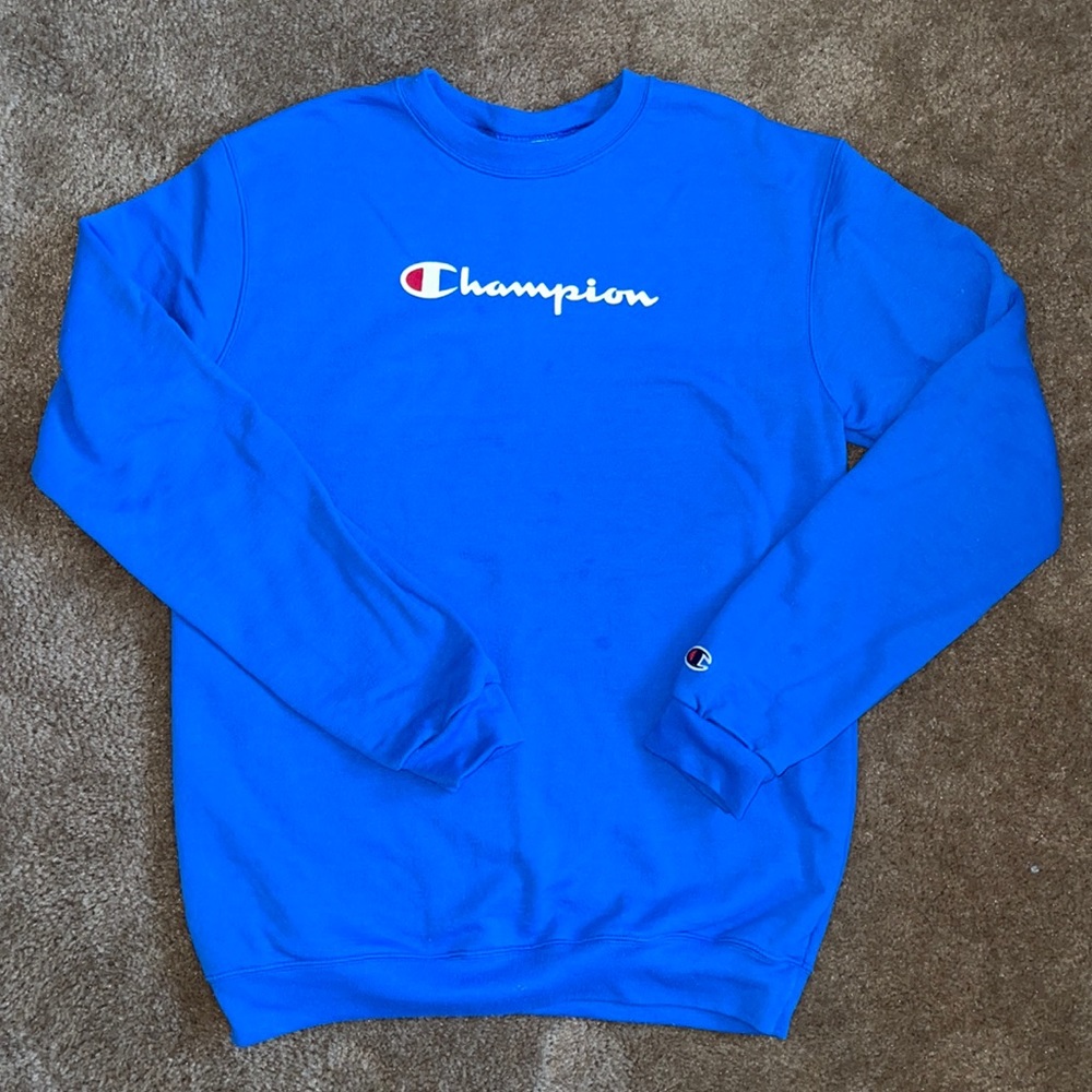 Champion sweatshirt blue Youth Large (18/20)